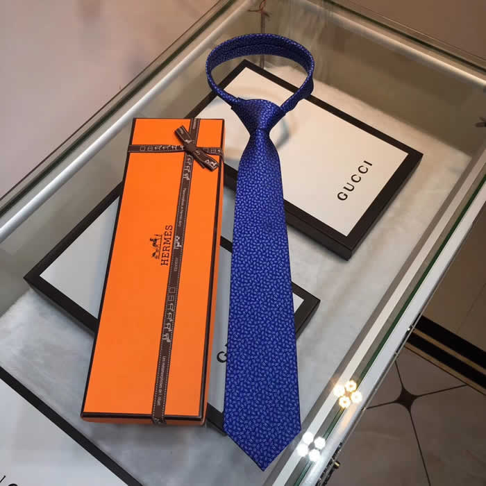 Classic Men Business Luxury Tie Replica Top Quality Hermes Ties 17